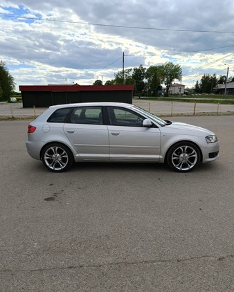 Audi A3 cena 27900 przebieg: 310000, rok produkcji 2008 z Sępopol małe 121